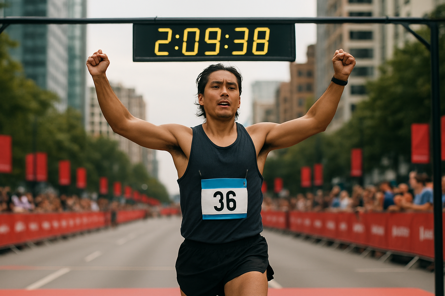 Editorial illustration for Vancouver’s Thomas Nobbs Rises to Third on Canadian All-Time Marathon List