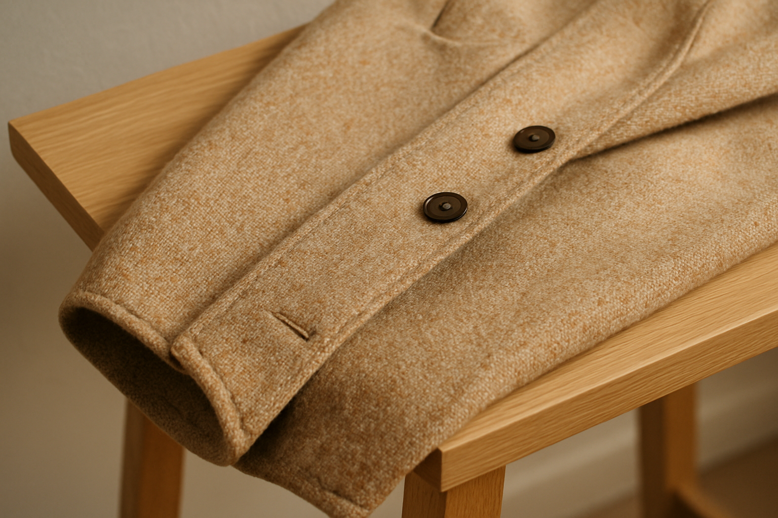 Supporting editorial illustration for Introducing the Biscuit Donegal Coat: A Fresh Take on a Classic