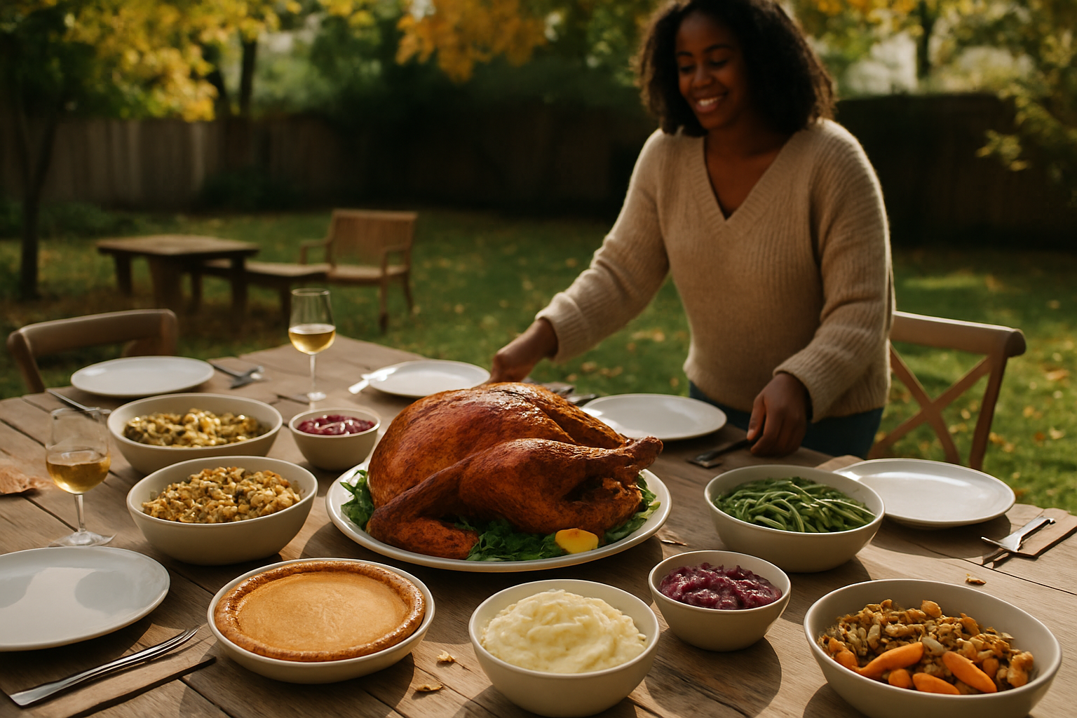 Editorial illustration for Your Ultimate Thanksgiving Dinner Menu Guide