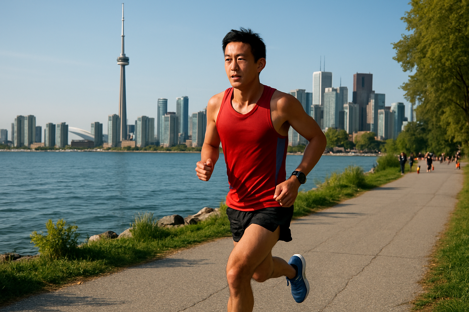 Editorial illustration for Global Stars Set to Light Up the TCS Toronto Waterfront Marathon