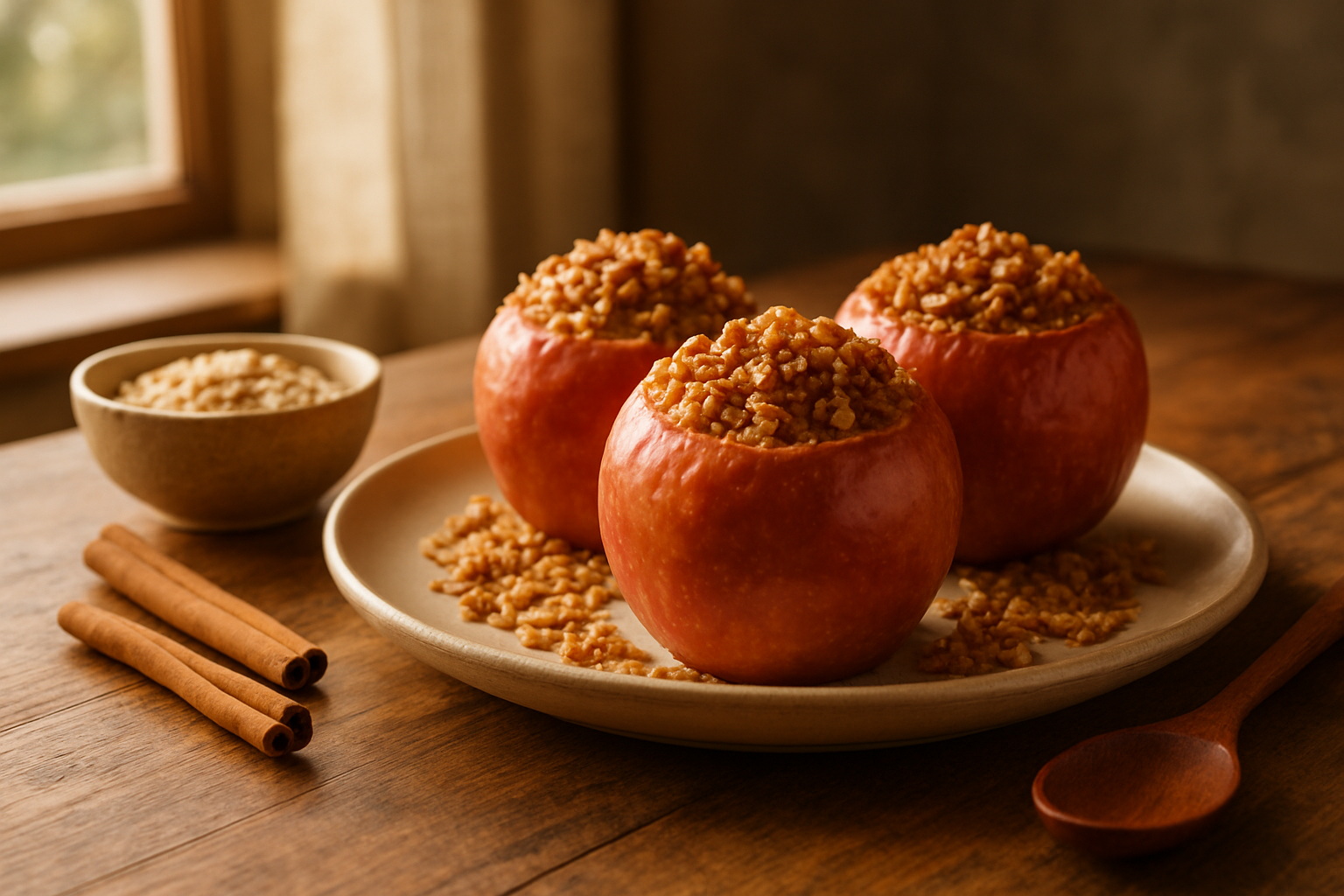 Editorial illustration for These Easy Baked Apples Taste Like Individual Apple Crisps Without the Fuss