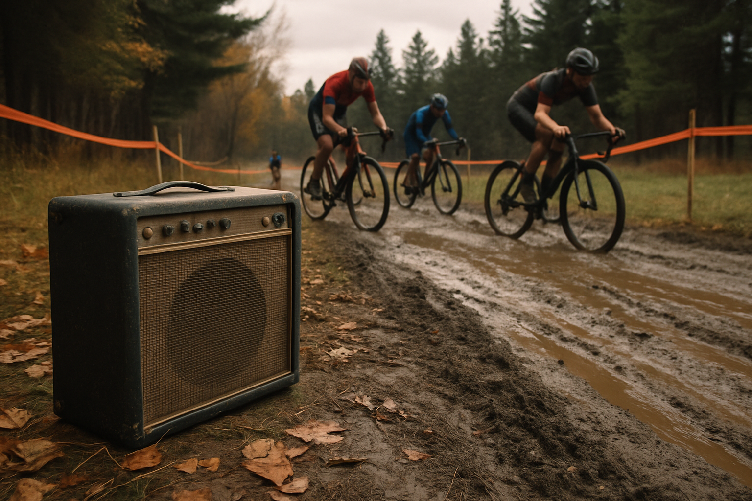 Editorial illustration for Get Ready to Ride: Dusty Coyote’s Garage Rock Anthem for the Canadian Cyclocross Season