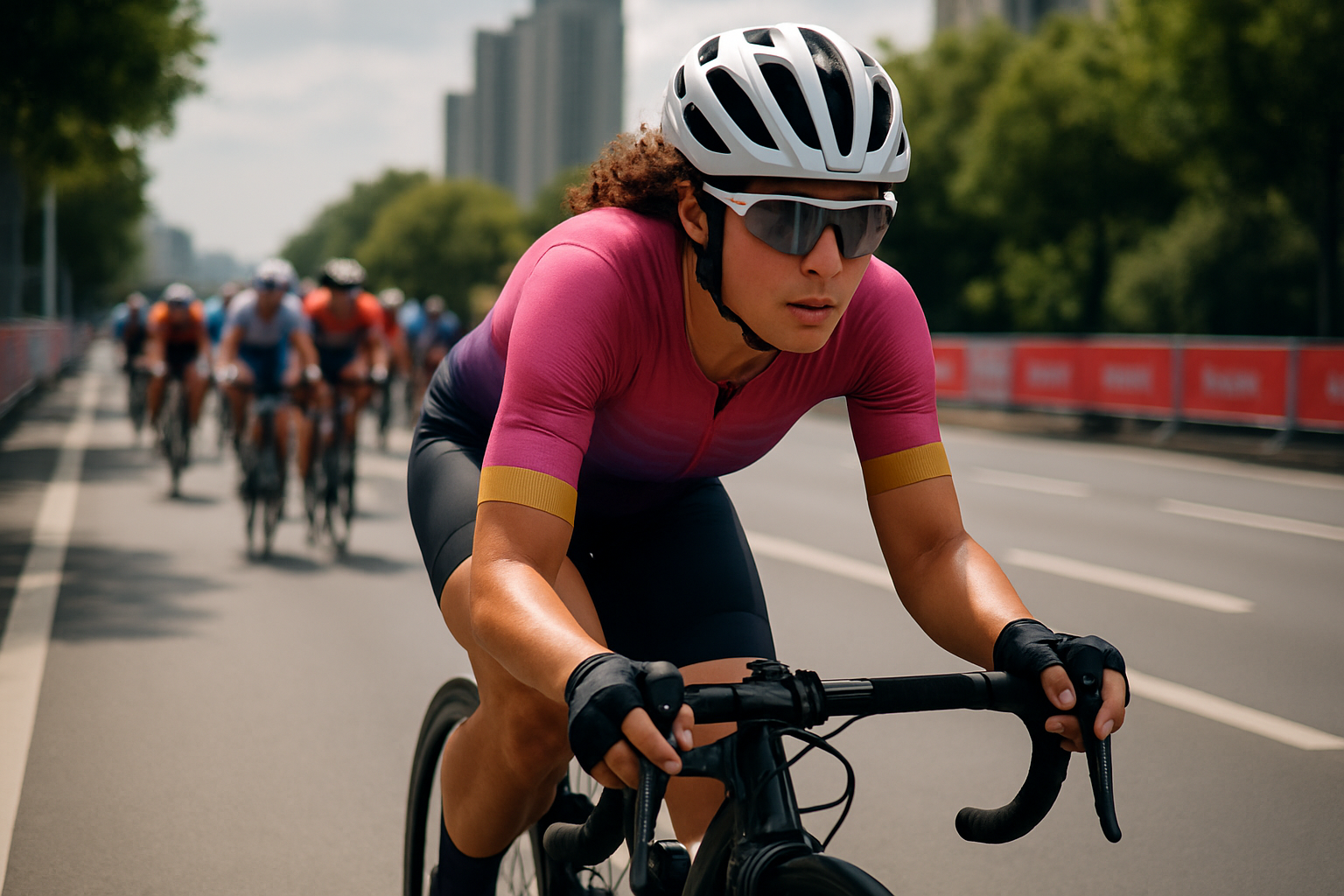 Editorial illustration for Maggie Coles-Lyster Finishes Strong with Fifth Overall at Tour of Chongming Island