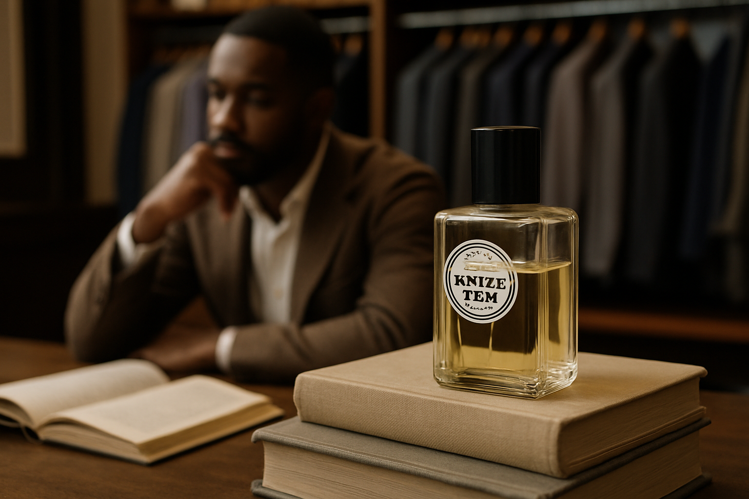 Supporting editorial illustration for Unpacking the History of Knize Ten Fragrance: Insights from Bernhard Roetzel