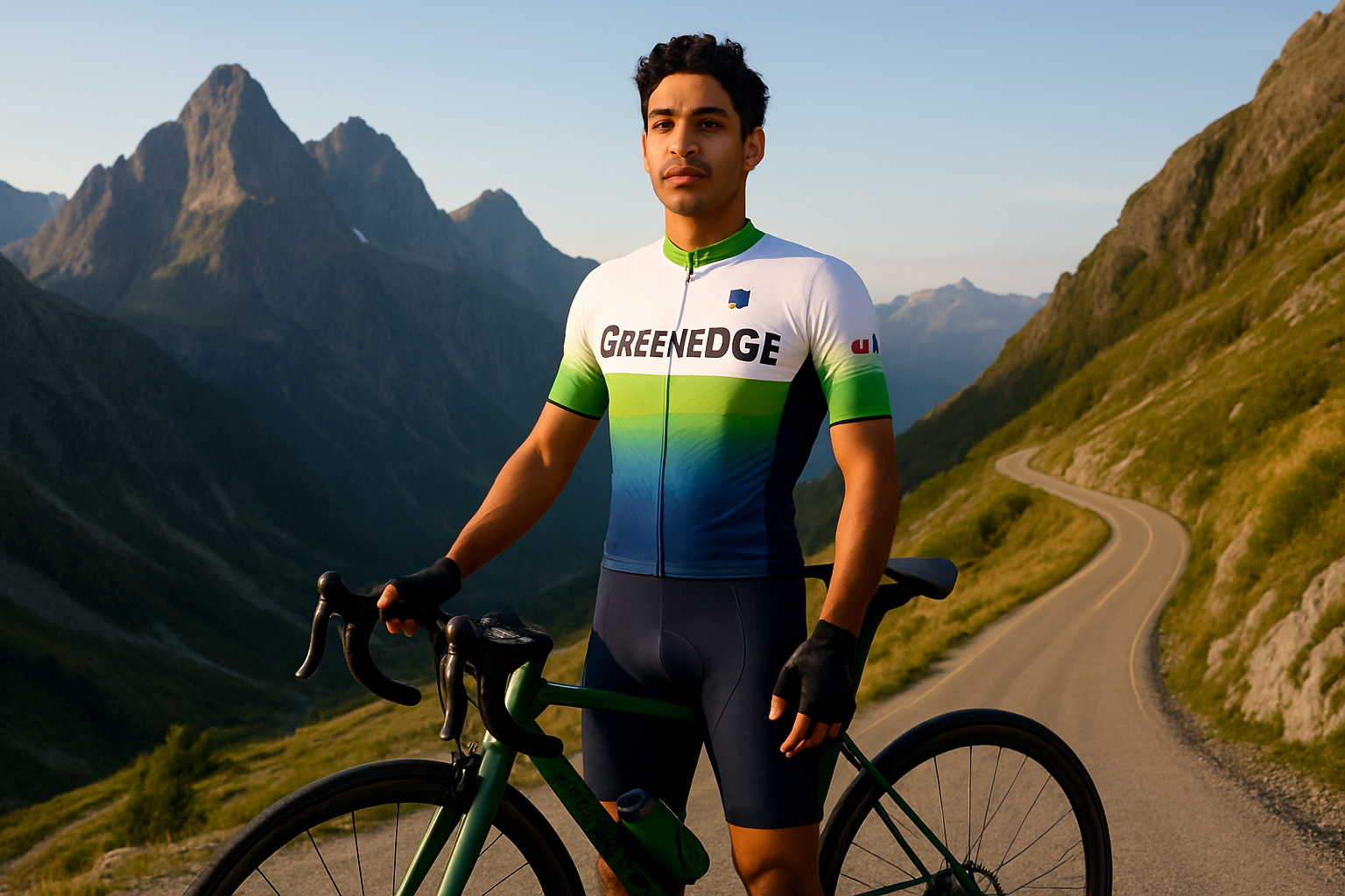 Editorial illustration for Sidney Swierenga Rises to WorldTour with GreenEDGE in 2027