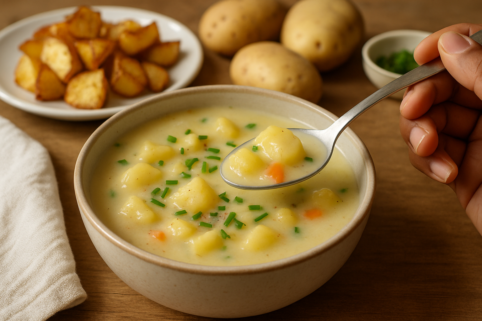 Supporting editorial illustration for Easy Potato Recipes to Try This Season