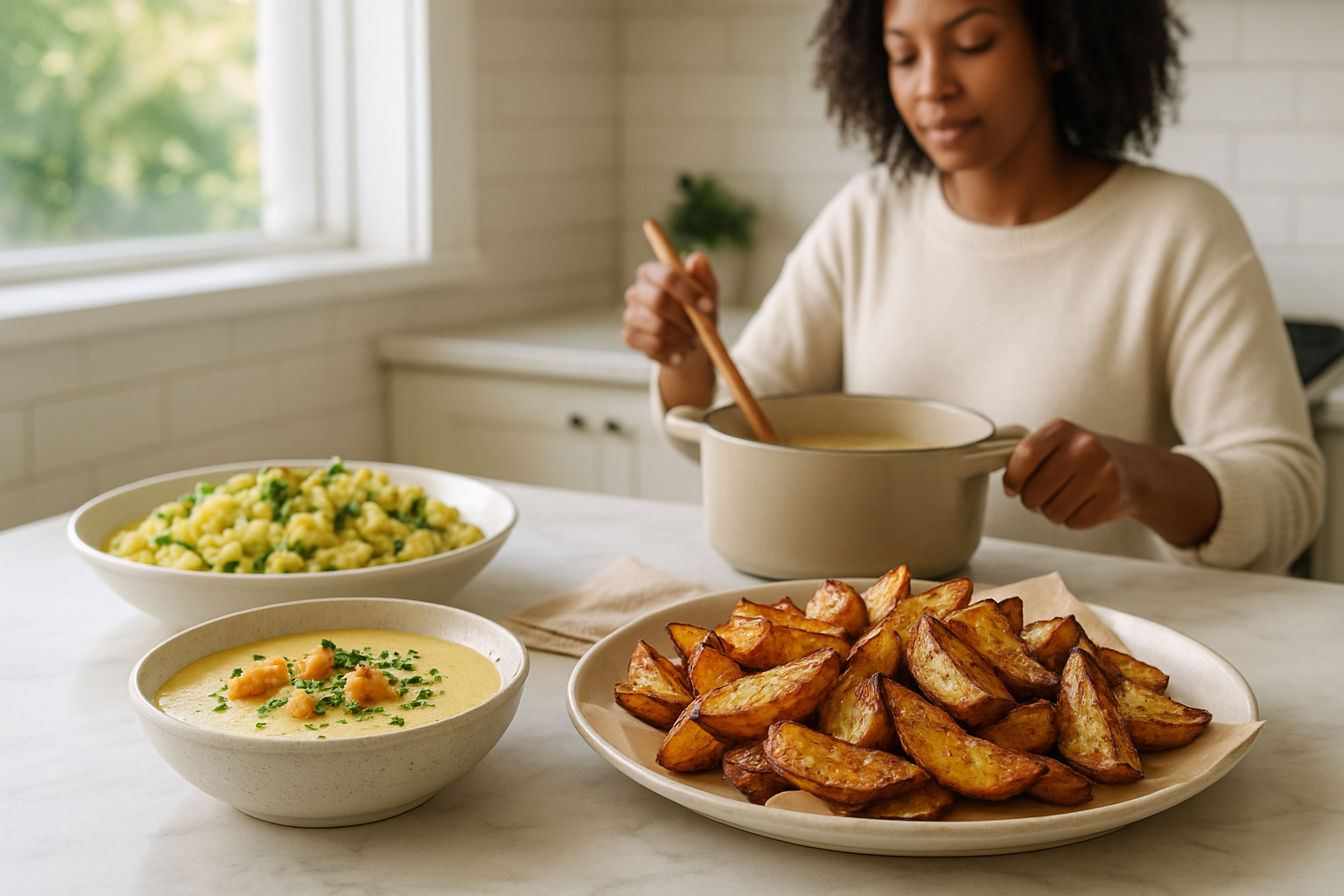 Editorial illustration for Easy Potato Recipes to Try This Season