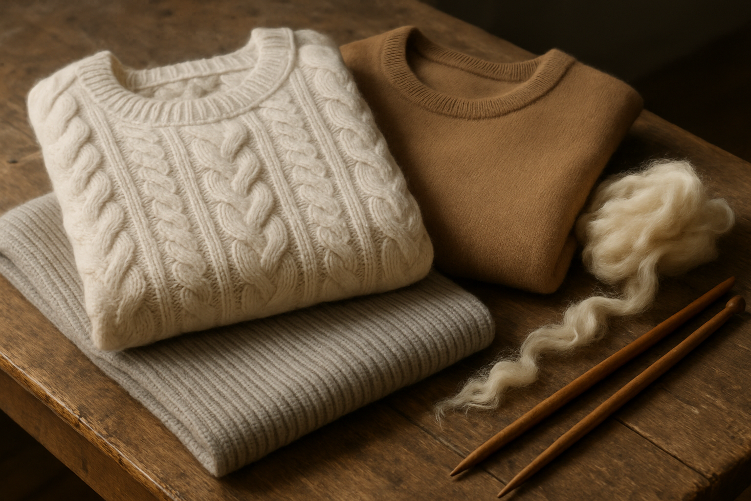 Supporting editorial illustration for Johnston’s of Elgin: Elevating Knitwear with Luxury and Innovation