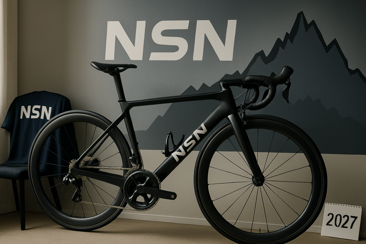 Supporting editorial illustration for Richard Carapaz Signs Three-Year Deal with NSN, Set to Lead Grand Tour Ambitions