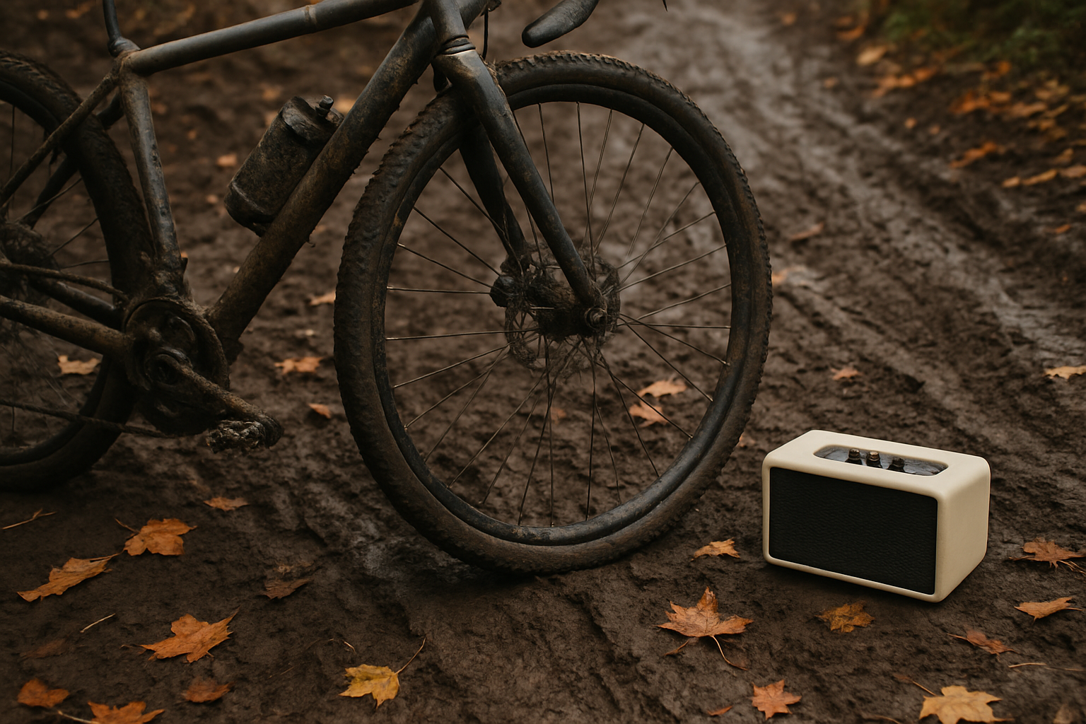 Supporting editorial illustration for Get Ready to Ride: Dusty Coyote’s Garage Rock Anthem for the Canadian Cyclocross Season
