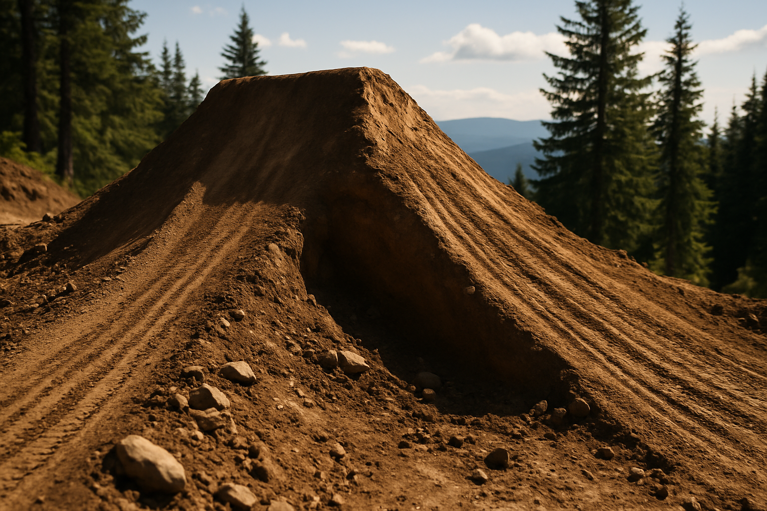Supporting editorial illustration for Red Bull Hardline B.C.: How to Watch Canada’s Biggest Downhill Spectacle